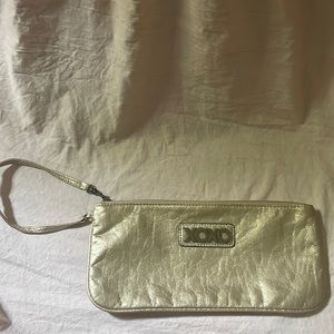 Gold wrist wallet/purse